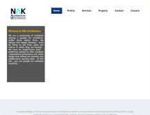 Tablet Screenshot of nak-architecture.com